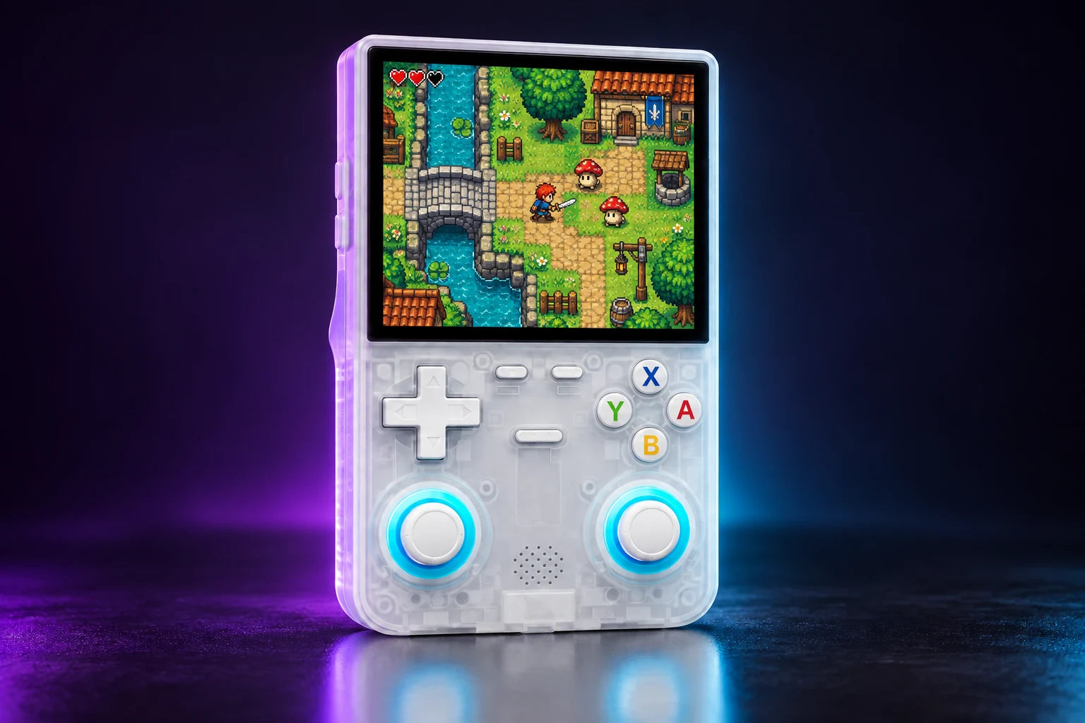 Console R36 Ultra 4 pouces blanche
