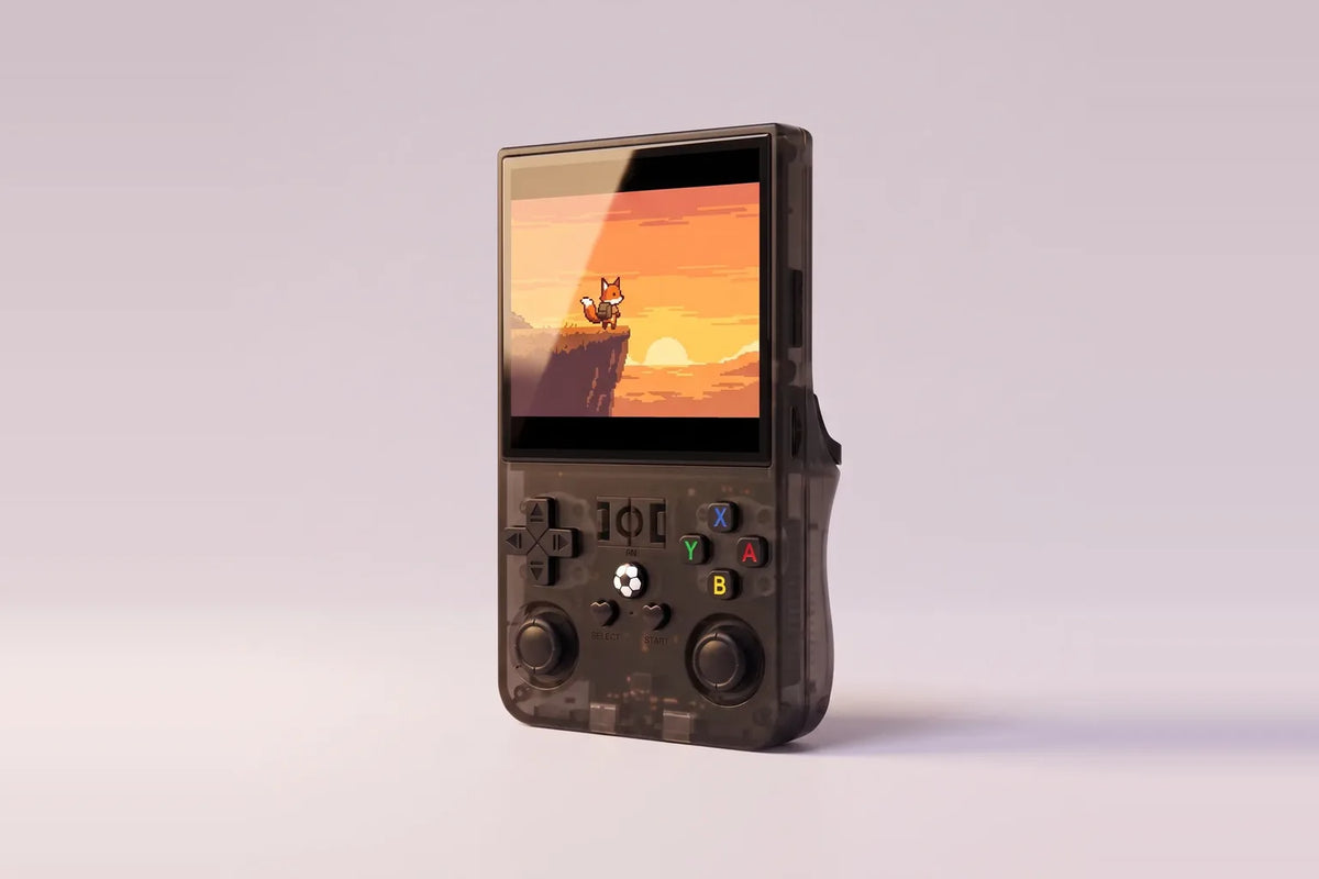R36 Max handheld with its 4-inch square screen