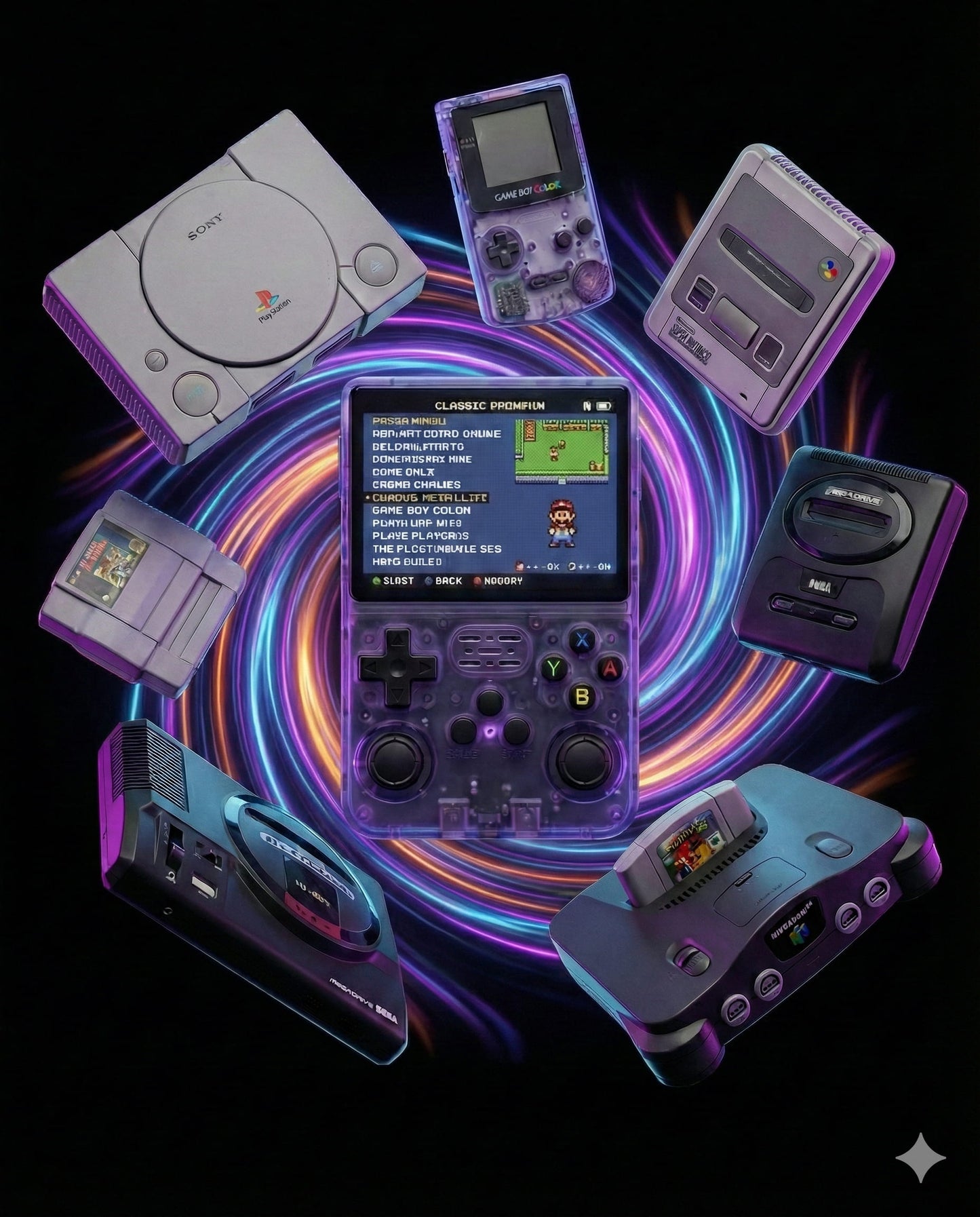 R36S - Portable Retro Game Console