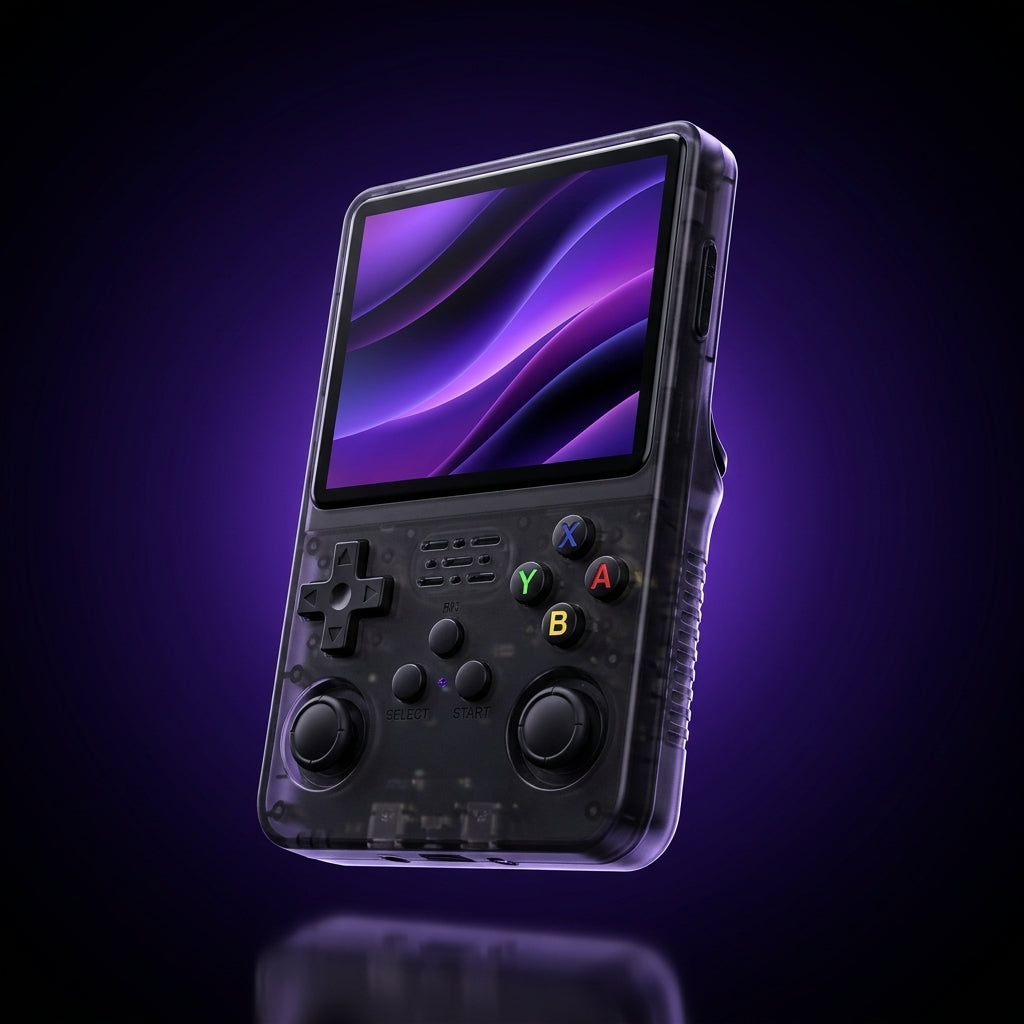 R36S Console retro portable noire