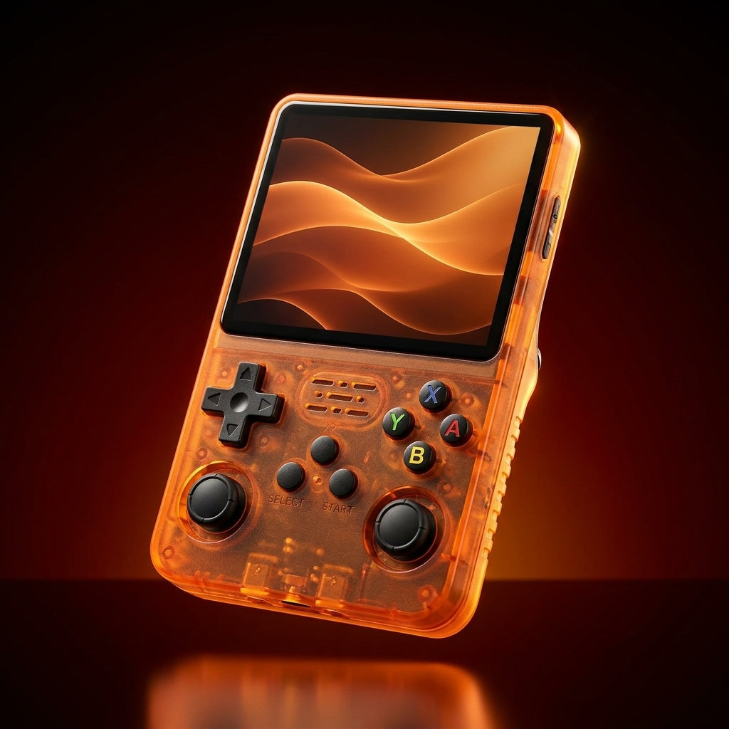 R36S Console retro portable orange