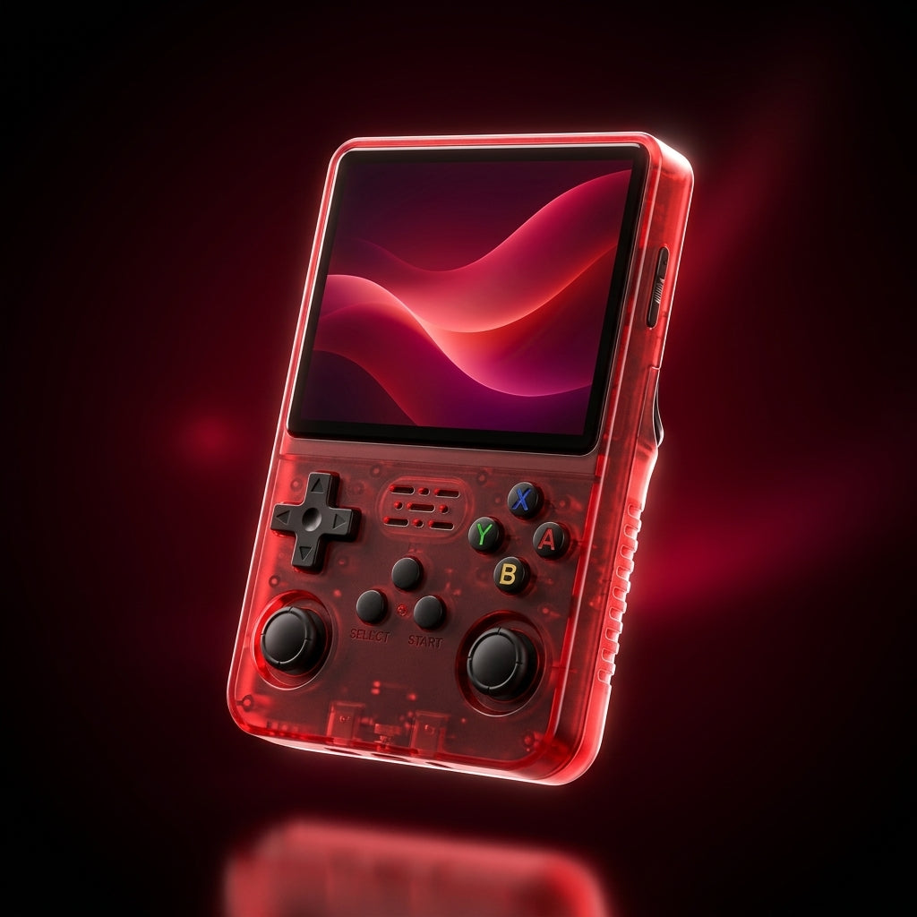 R36S Console retro portable rouge