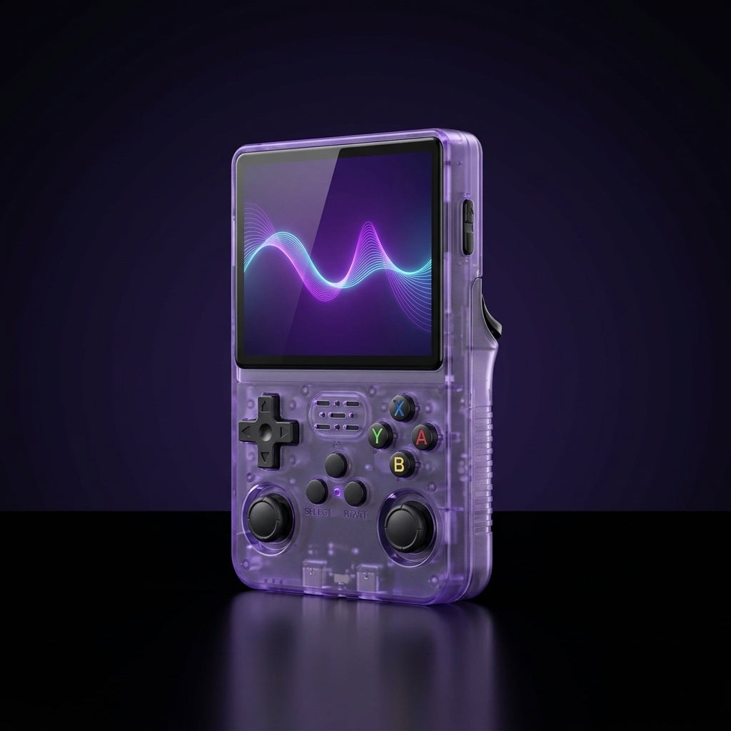 R36S Console de jeu retro portable violette