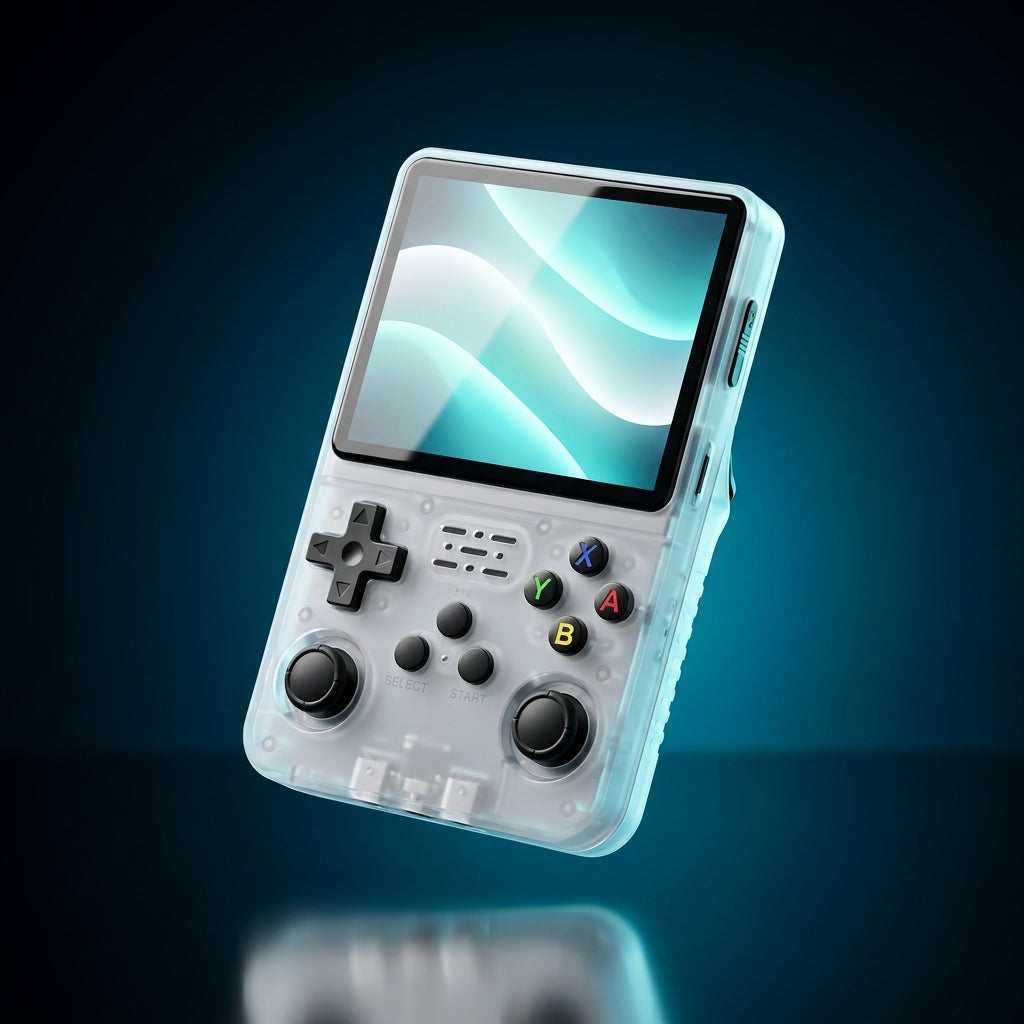 R36S Console retro portable blanche