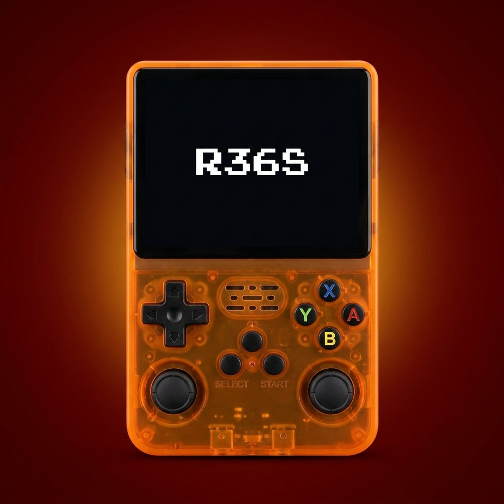 R36S orange vue de face