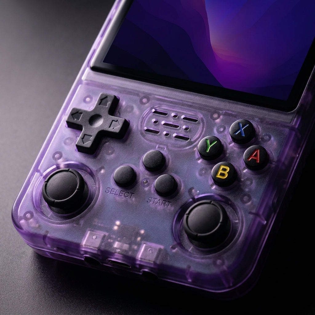 Detail joysticks et boutons R36S