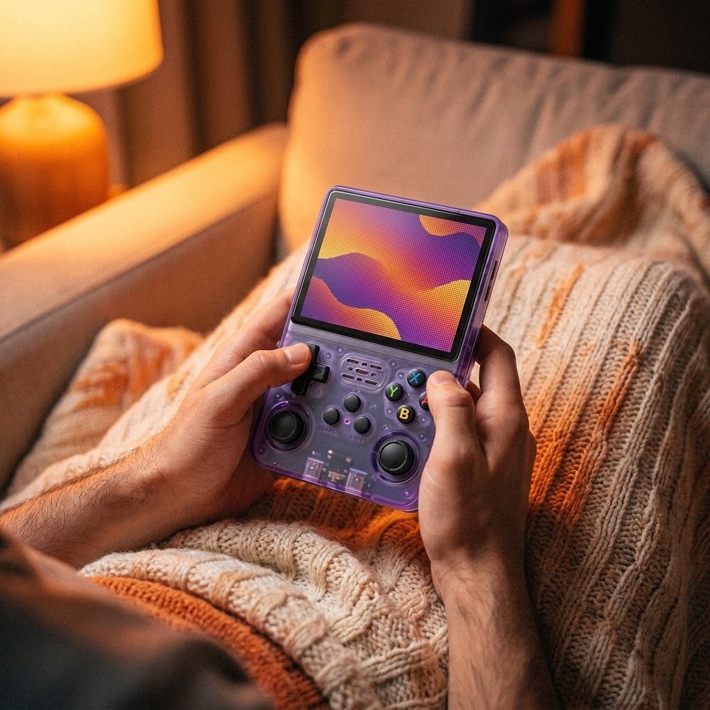 Jouer a la R36S sur le canape